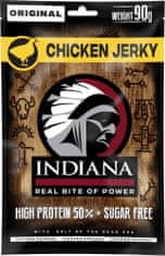 Indiana sušené maso Jerky kuřecí Original ZIP 90g